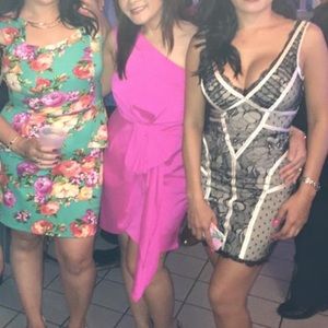 Bebe XXS black lace mini dress